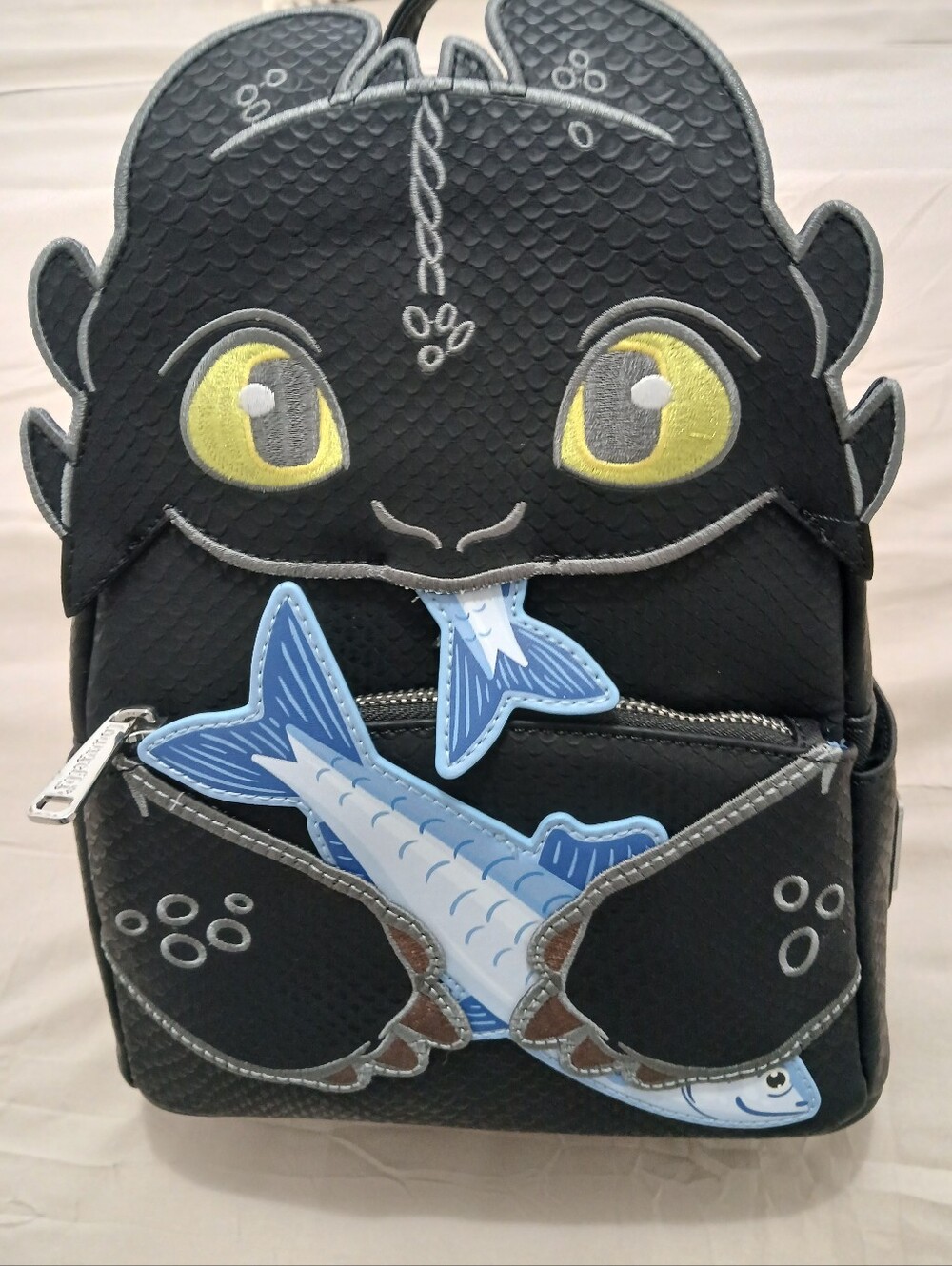 Loungefly How To Train Your Dragon Toothless And Fish Mini Backpack Boxlunch Ex